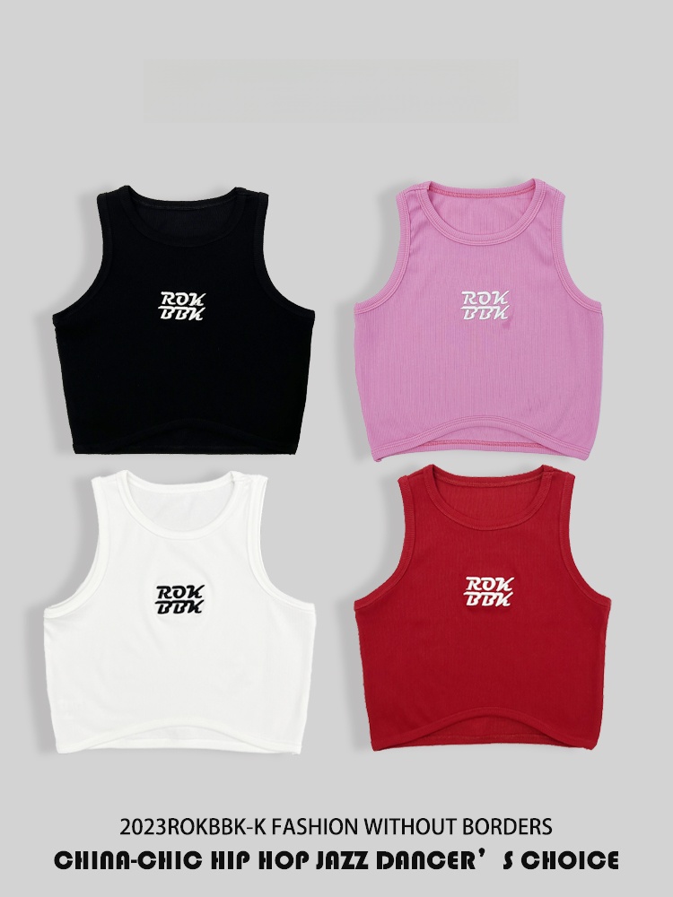 Streetwear Brand With K - Crop top sportif court ROKBBK-K, style