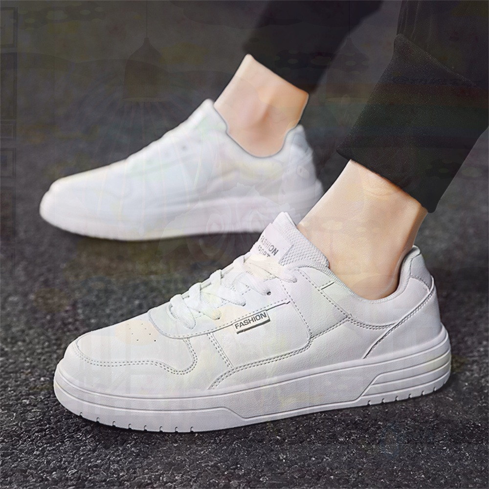 Streetwear Brand Cheap - Avec attaches chaussures en cuir PU
