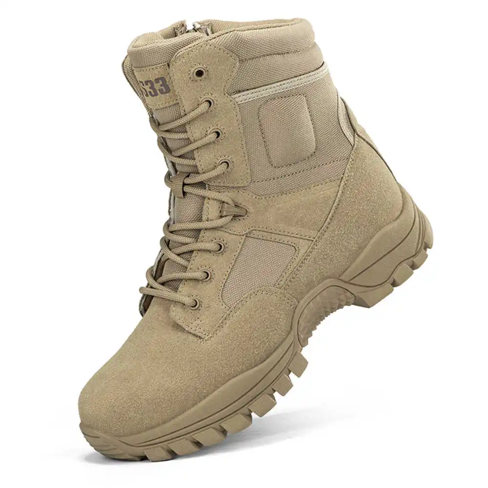 Streetwear Brand Cheap - Nonald-Bottes de randonnée en cuir véritable