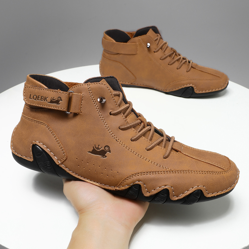 Streetwear Brand Luxury - Chaussures en cuir pour hommes espadrilles