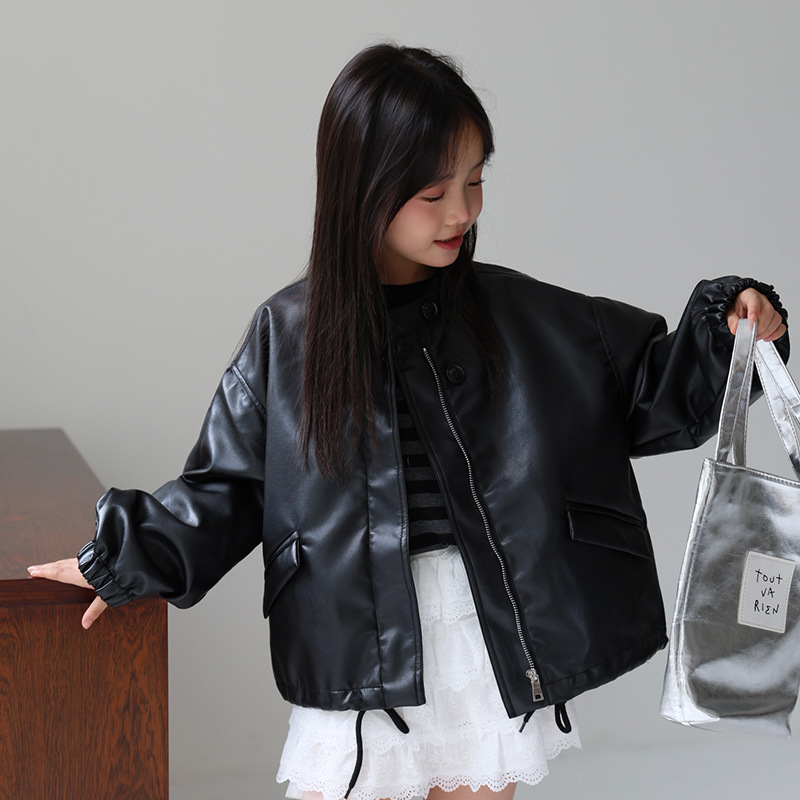 Streetwear Brand Designer - Veste de moto en cuir Pu