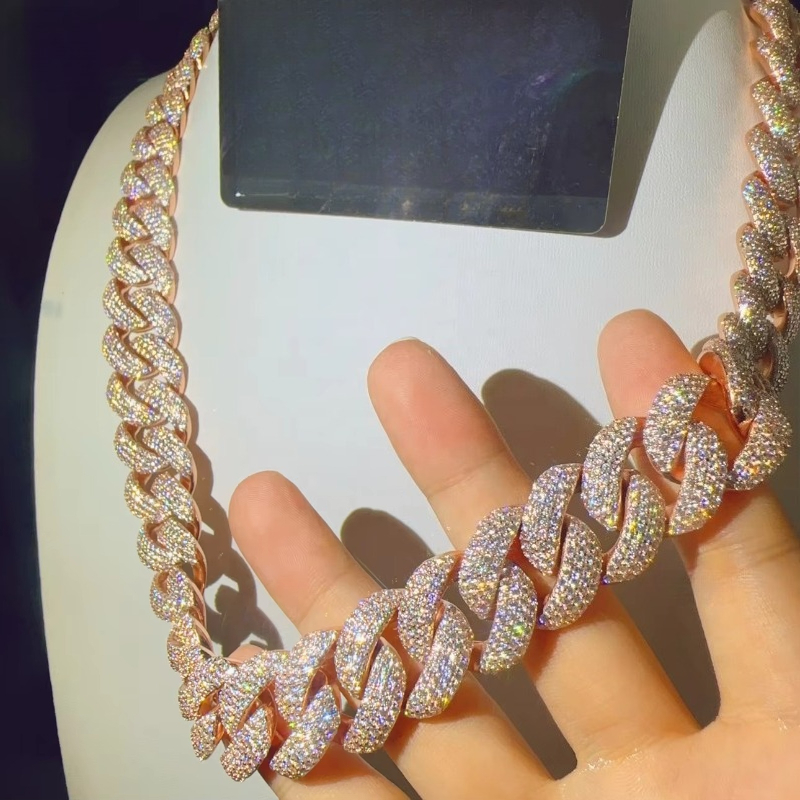 Chaîne cubaine de luxe 22 mm e - Streetwear Brand Jewelry avis et prix