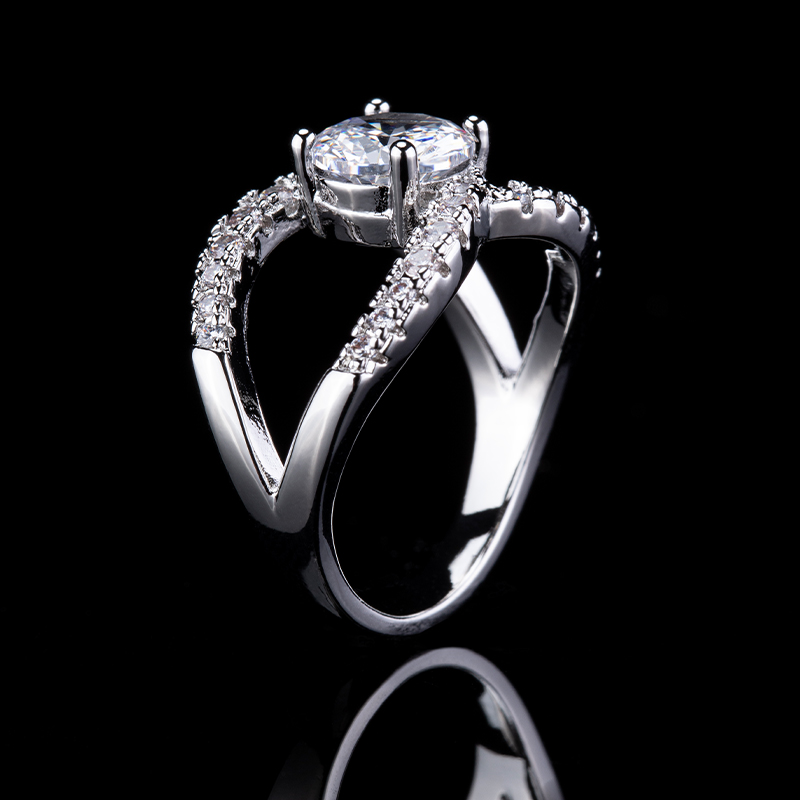 Bague en diamant en argent reg - Streetwear Brand Jewelry avis et prix