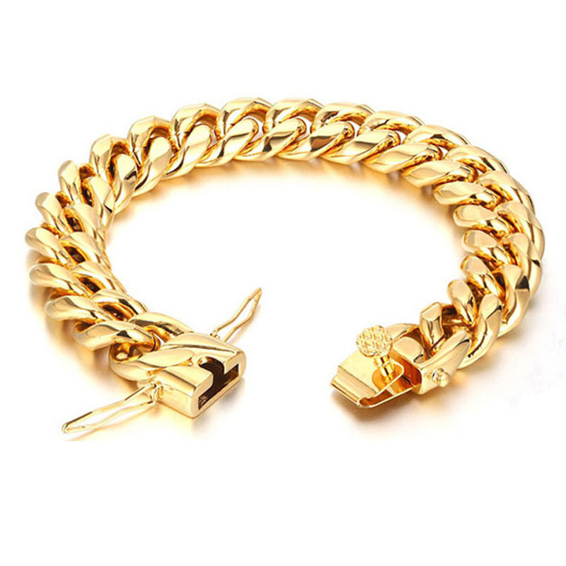 Bracelet en acier inoxydable d - Streetwear Brand Jewelry avis et prix
