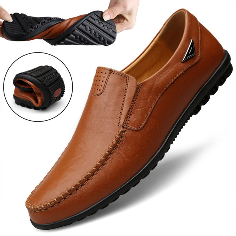 Mocassins en cuir véritable po - Streetwear Brand Luxury avis et prix