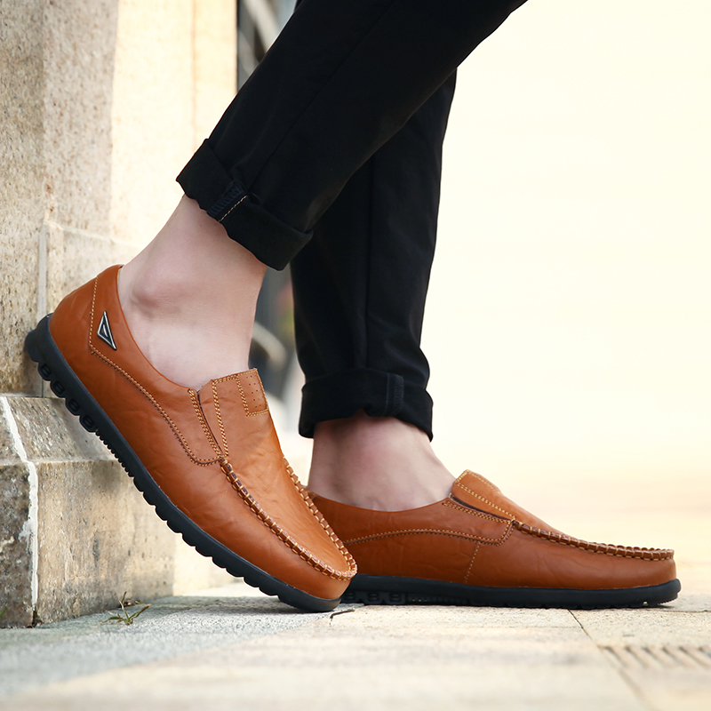 Mocassins en cuir véritable po - Streetwear Brand Luxury avis et prix