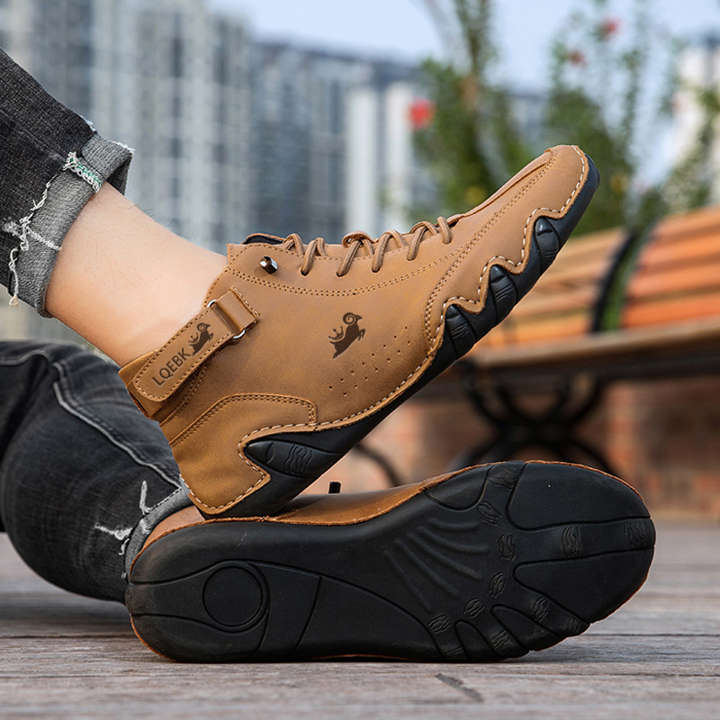 Chaussures en cuir pour hommes - Streetwear Brand Luxury avis et prix